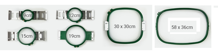 Tamborki płaskie do hafciarki Fortever FT-1501 PRO